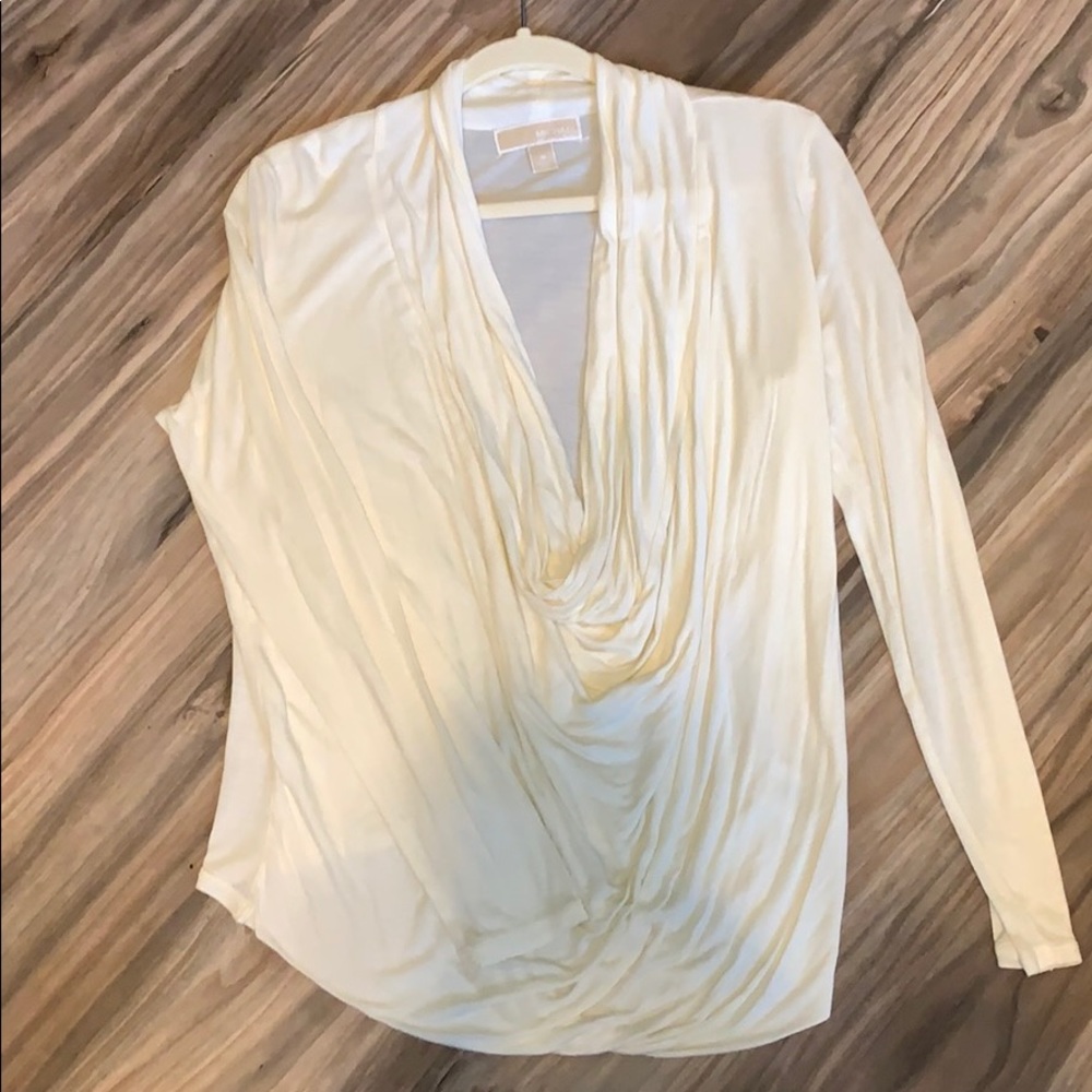 MICHAEL KORS draped front top